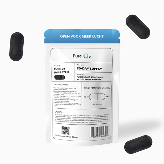 Mondtape voor sport zwart – helpt ademhaling en prestaties verbeteren