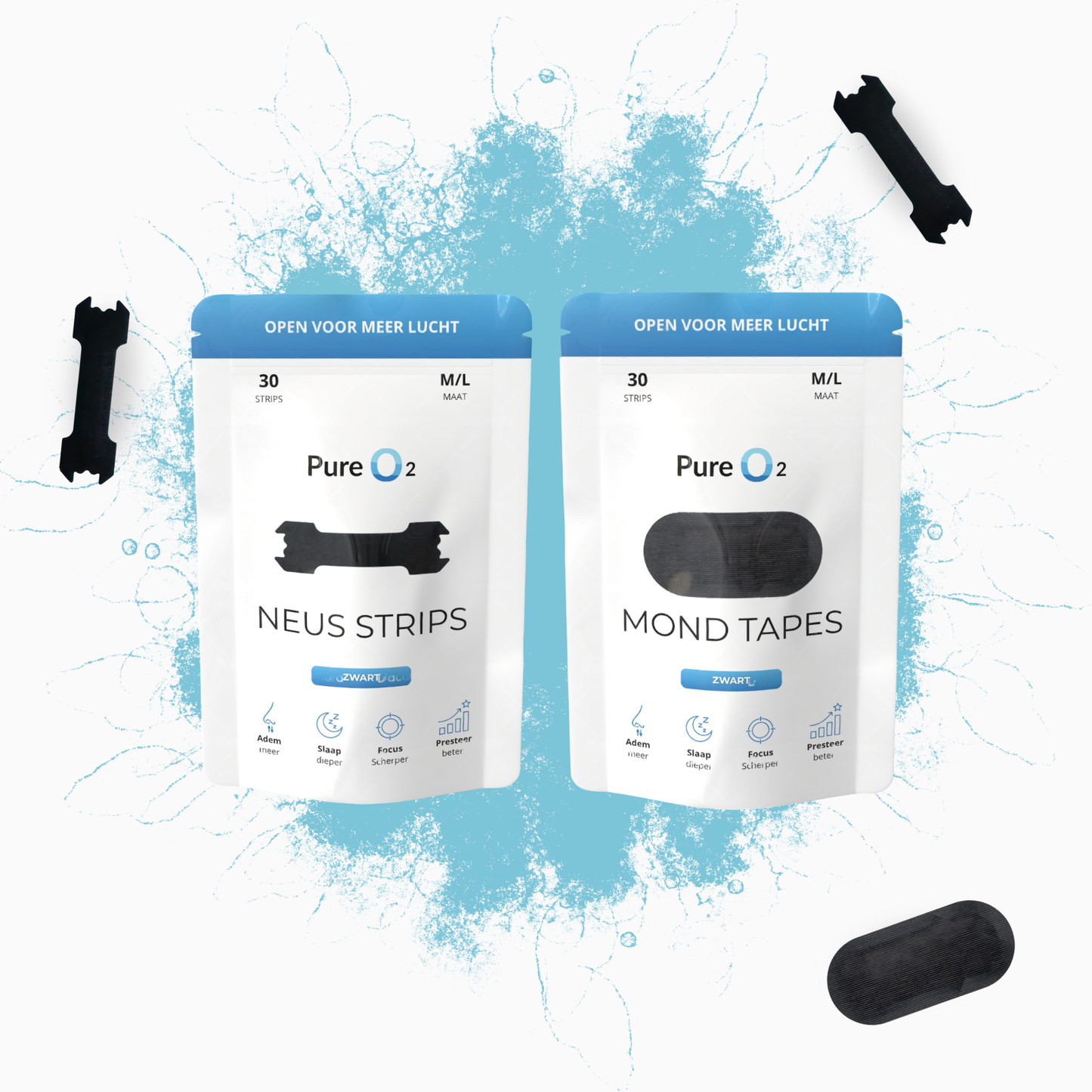 Neusstrips & mondtape bundel (30+30)