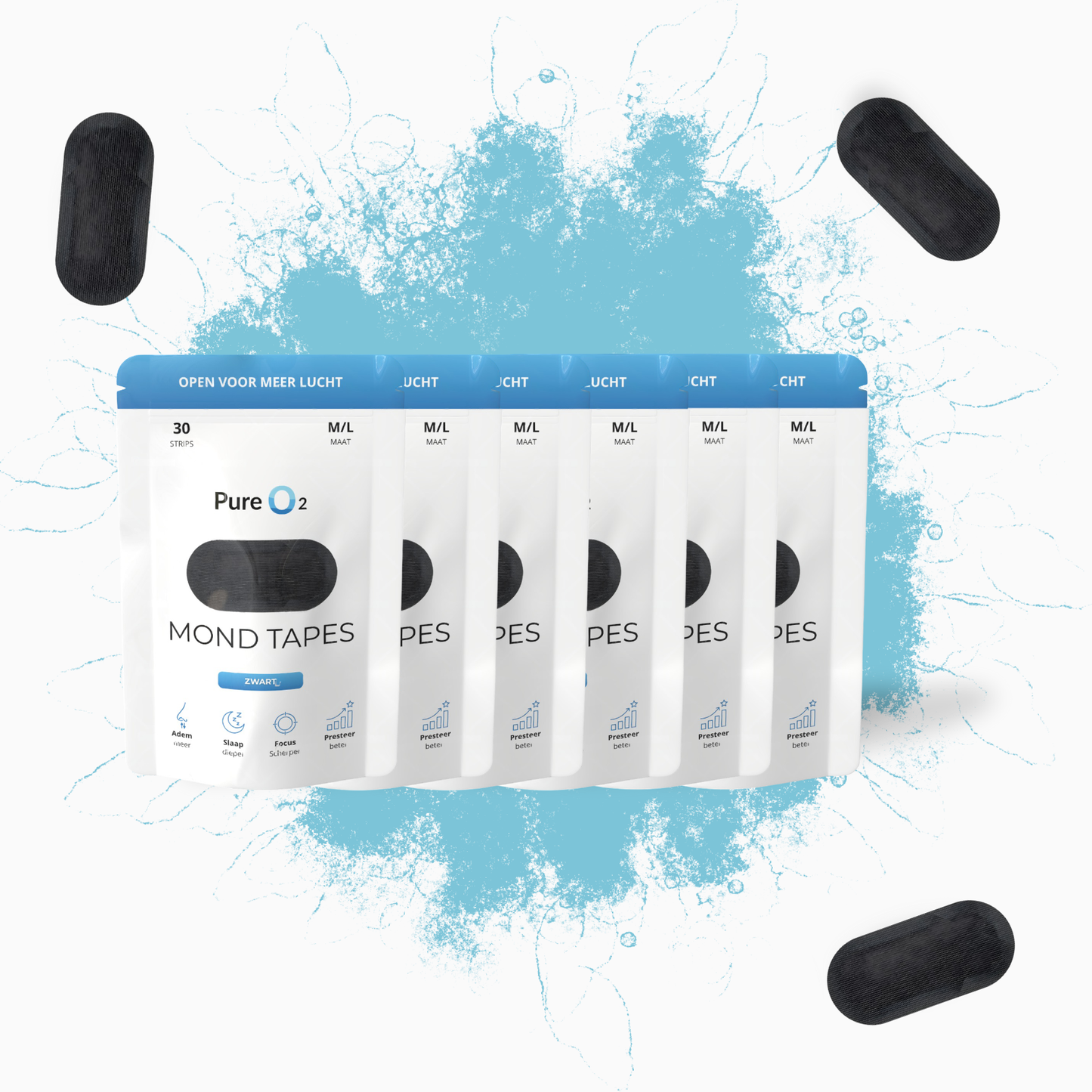 Mondtape bundel (180 tapes)