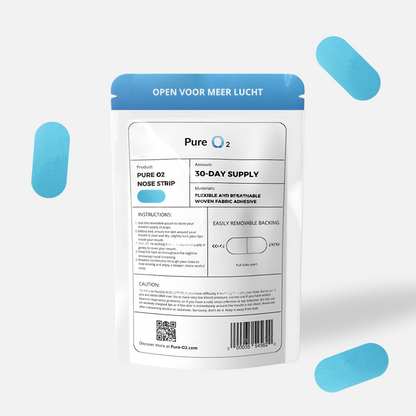 Mouth tape | Blue | 30 strips | PureO2