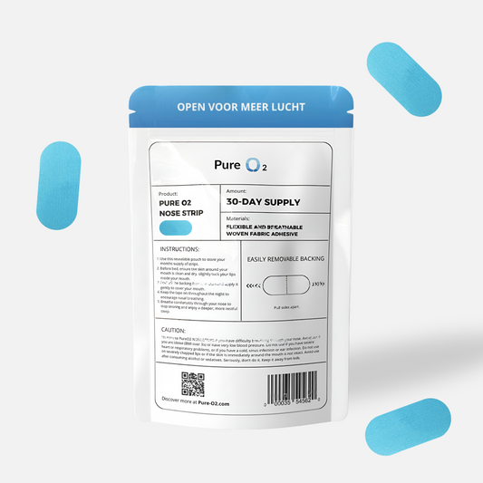 Mouth tape | Blue | 30 strips | PureO2