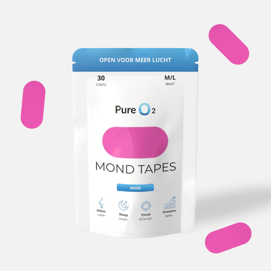 Mouth tape | Pink | 30 strips | PureO2