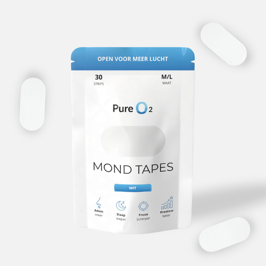 Mouth tape | White | 30 strips | PureO2
