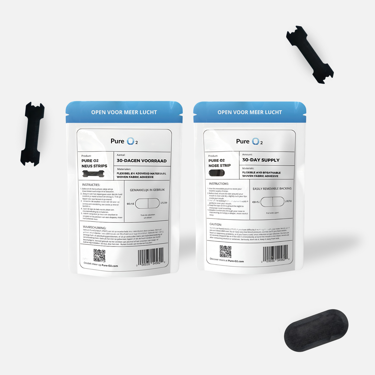 Neusstrips & mondtape bundel (30+30)