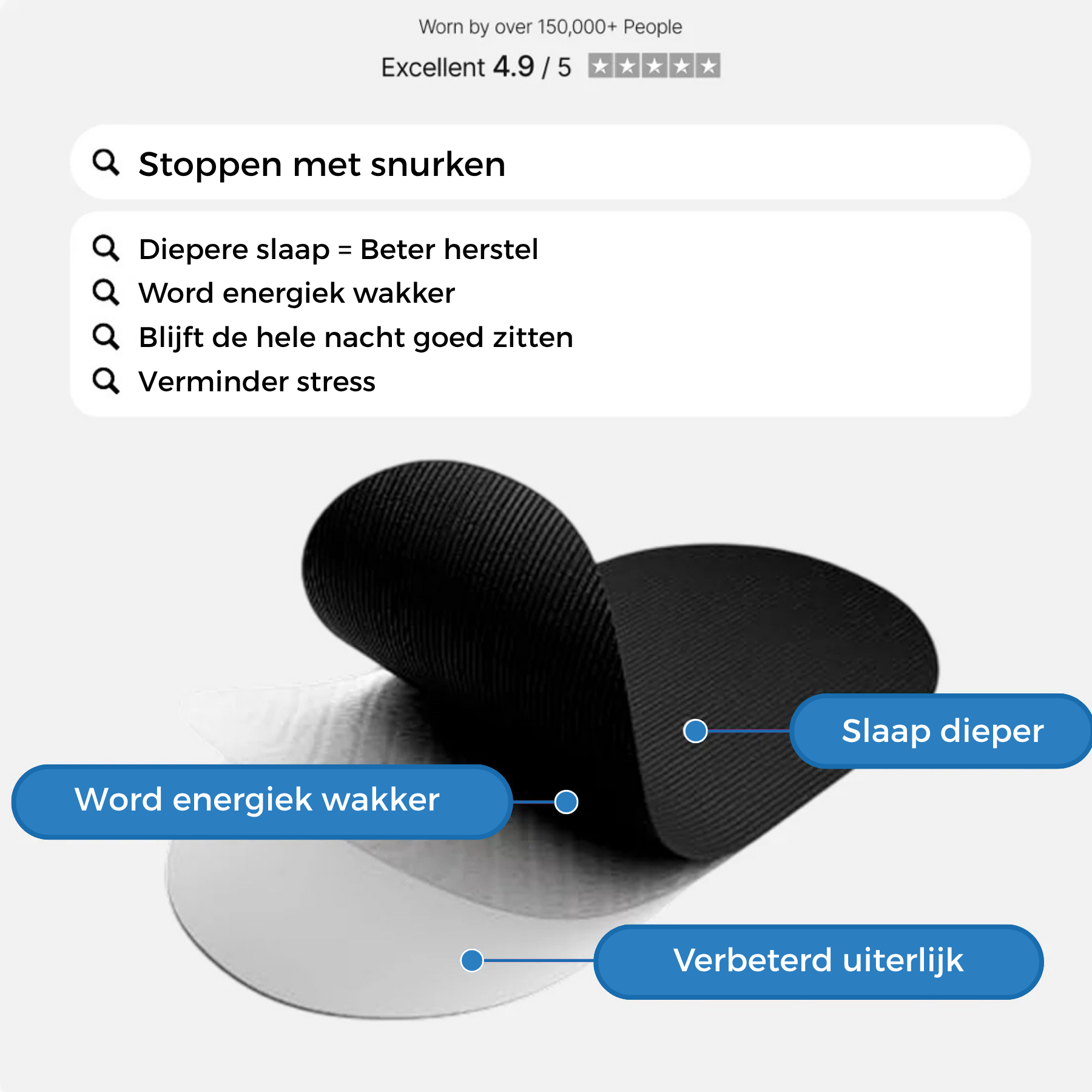 Zwarte mondtape voor sporters – stimuleert efficiënte neusademhaling tijdens het hardlopen