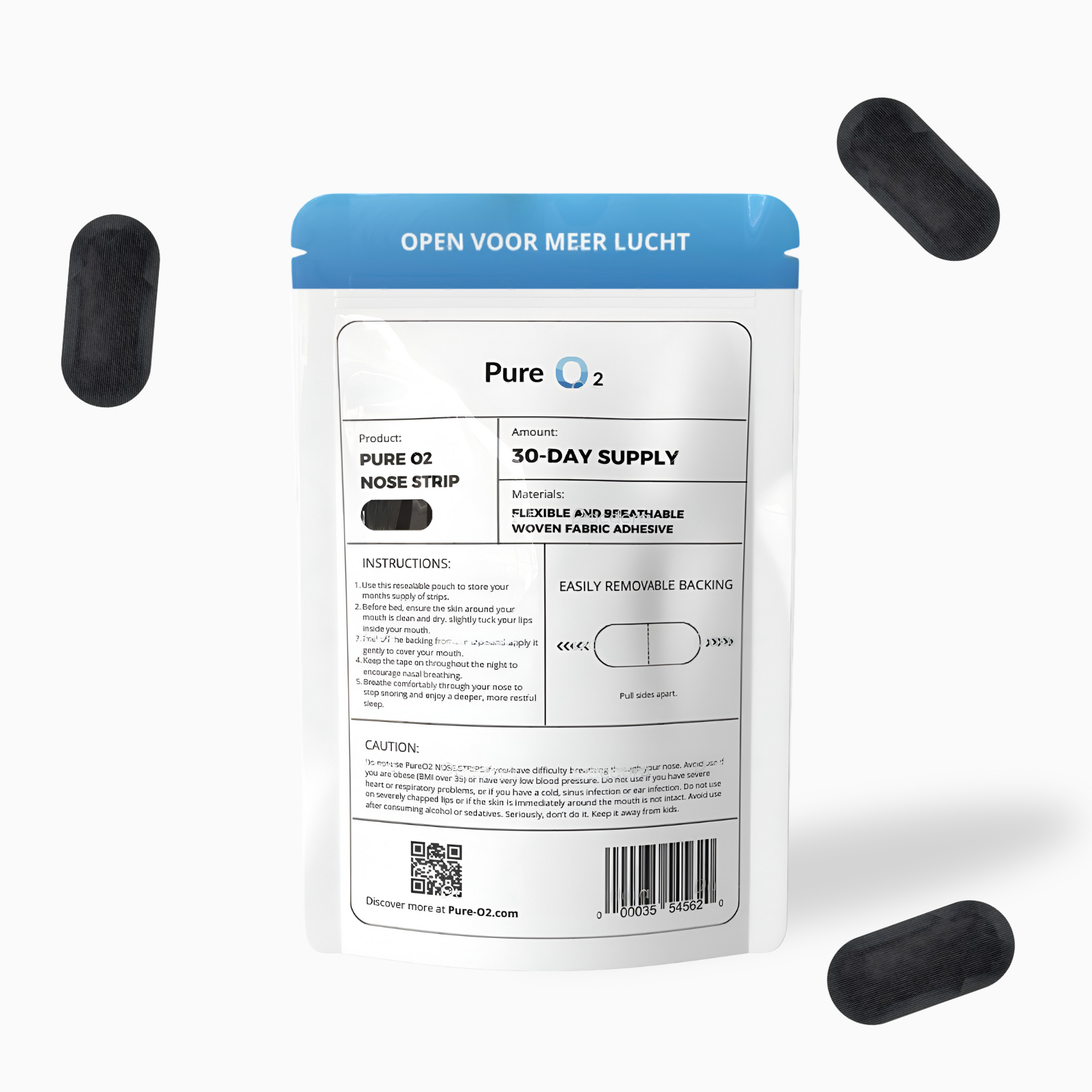 Mondtape voor sport zwart – helpt ademhaling en prestaties verbeteren